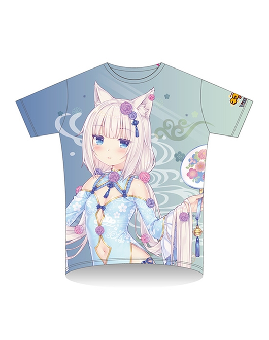 高感度ショップで2023年売れたブランド ネコぱら 描き下ろしグラフィックTシャツ L 華ロリ／ バニラ キーホルダー・アクリルキーホルダー