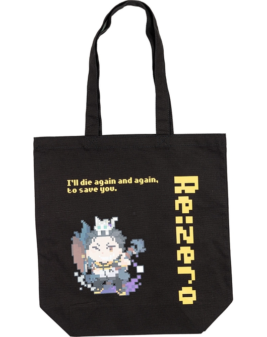 Re:ゼロから始める異世界生活 ピクセルアートトートバッグ ナツキ・スバル