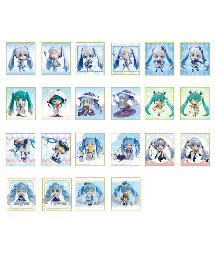 雪ミク トレーディング色紙【単品】