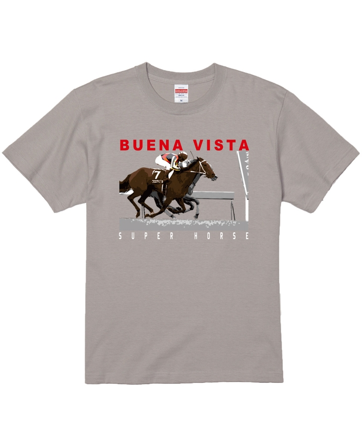 スーパーホース列伝 ブエナビスタ プリントTシャツ