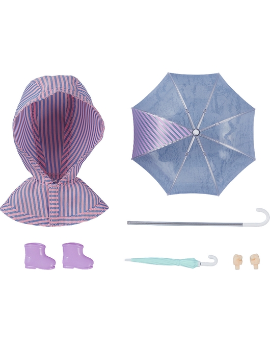 Nendoroid Doll: Outfit Set (Rain Poncho - Stripes)