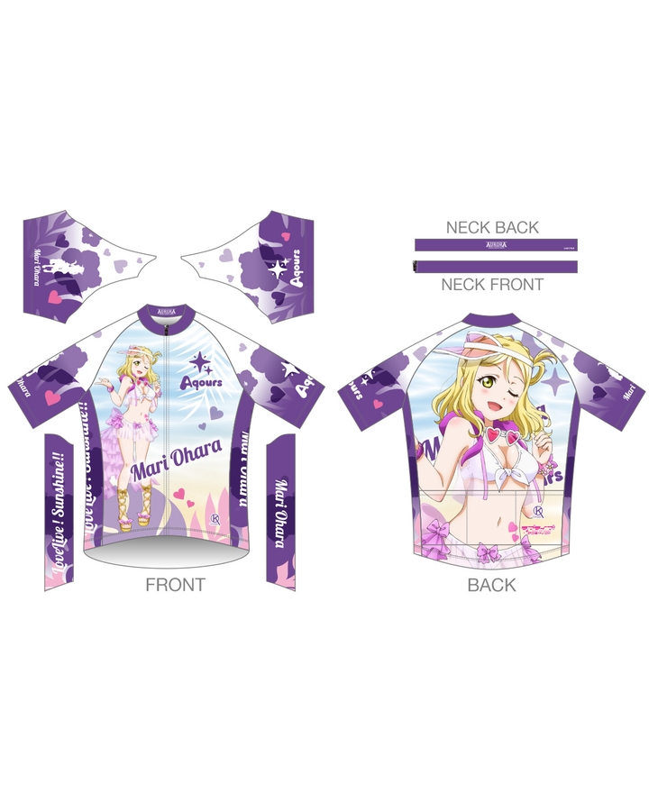 ラブライブ！サンシャイン!! サイクルジャージ2022【小原鞠莉 Ver.】（再販）