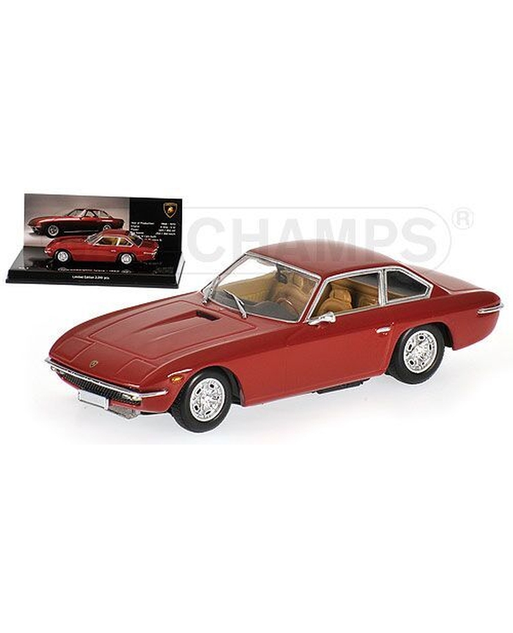 グランド牧場 セレクトセール MINICHAMPS1/43スケール ランボルギーニ イスレロ 1968 (レッド ミニカー