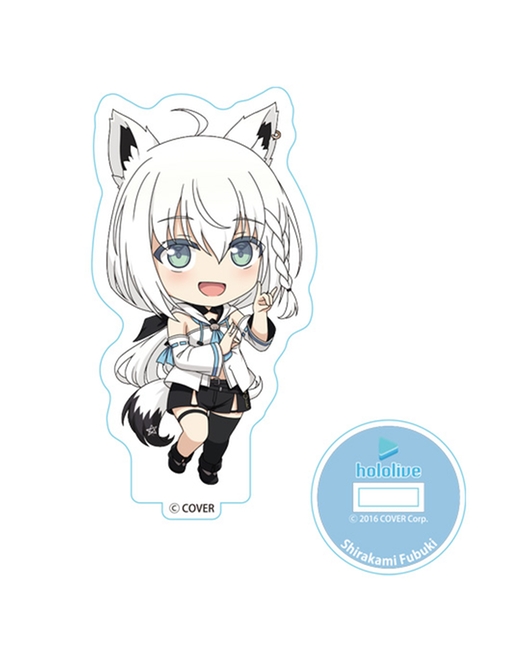 ホロライブ ねんどろいどぷらす アクリルスタンド 白上フブキ