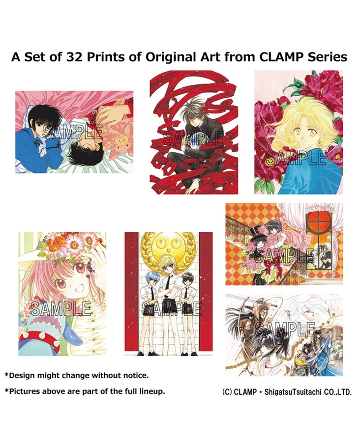 Set of 32 Prints of Original Art from CLAMP Series