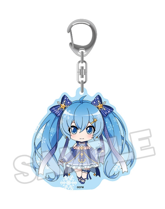 雪ミク ねんどろいどぷらす アクリルキーチェーン 2017