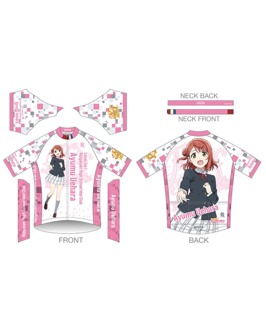 最安 ラブライブ！虹ヶ咲学園スクールアイドル同好会 サイクルジャージ【上原歩夢2nd.Ver.】／ Lサイズ | GOODSMILE ONLINE SHOP ウェア