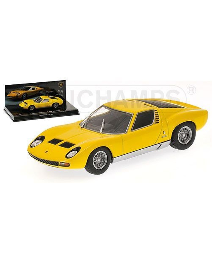 MINICHAMPS1/43スケール ランボルギーニ ミウラ SV 1971 (イエロー) ミュージアムシリーズ MINICHAMPS1/43スケール ランボルギーニ ミウラ SV 1971 (イエロー) ミュージアムシリーズ