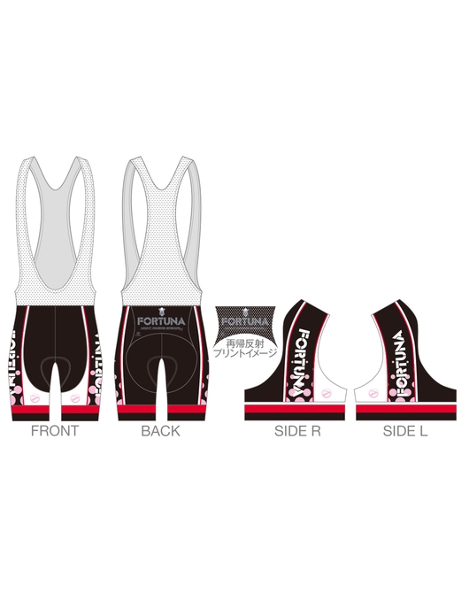 Longrider Stories! Cycling Bib Shorts (Night Ride Ver.)(Rerelease)