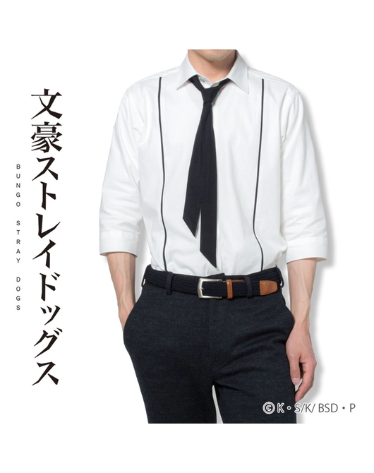 文豪ストレイドッグス メンズシャツ 中島敦MODEL