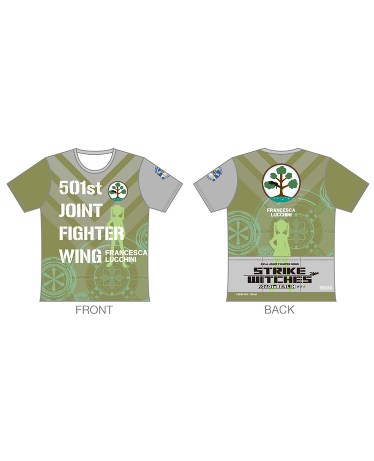 ストライクウィッチーズ ROAD to BERLIN ツーリングTシャツ【フランチェスカ・ルッキーニVer.】
