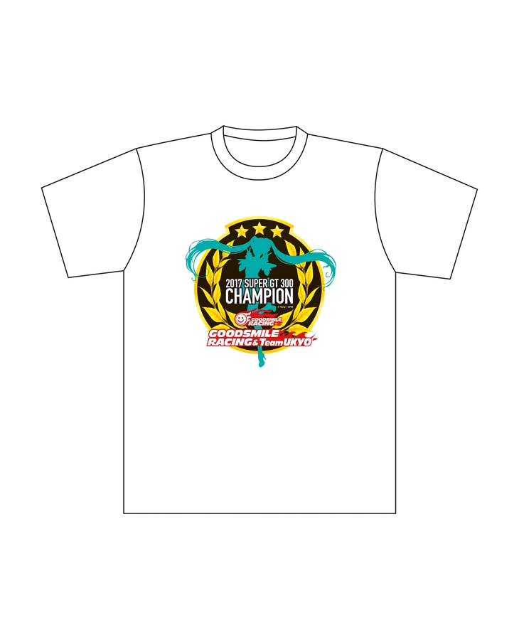 優勝記念Tシャツ レーシングミク 2017Ver.