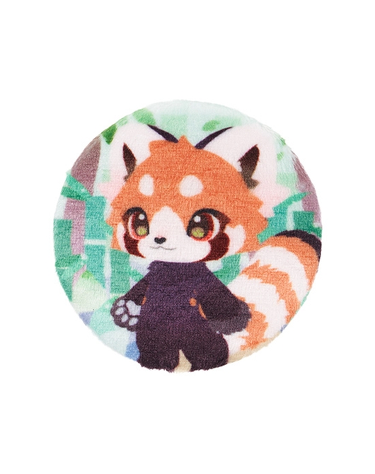 FLUFFY LAND もふもふバッジ Garnet