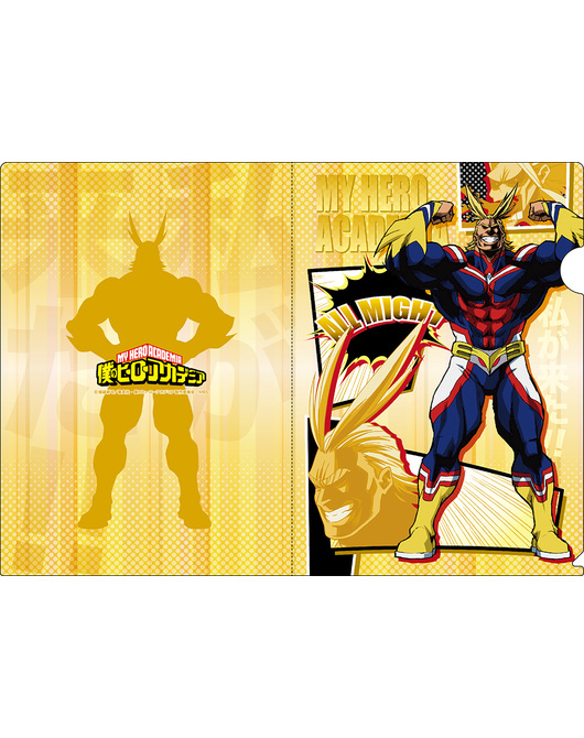 My Hero Academia: A5 Clear Files & Sticker Set (Allmight)