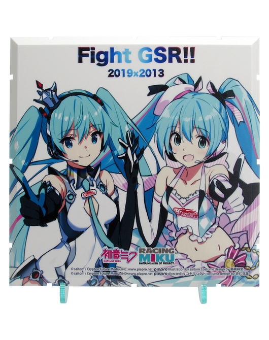 じおらまんしょん150 レーシングミク 2019Ver.ピット オプションパネル Rd.2 FUJI