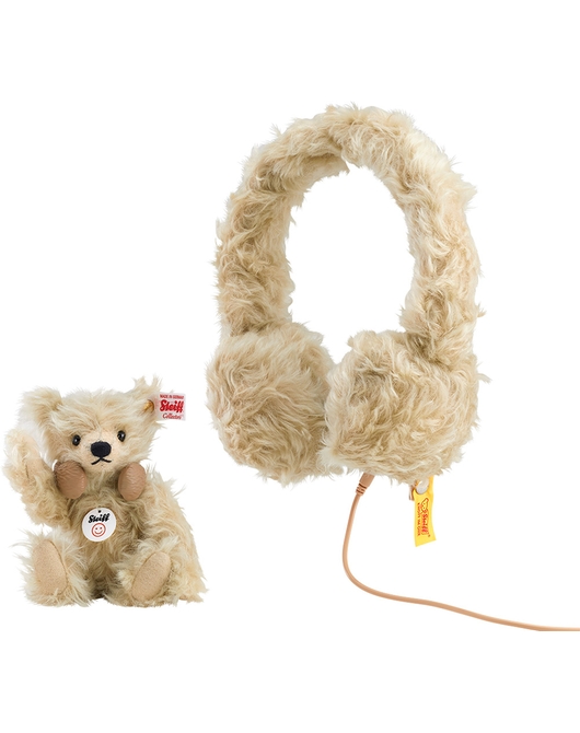 STEIFF TEDDY BEAR MOHAIR HEADPHONES/シュタイフテディベア モヘアヘッドフォン
