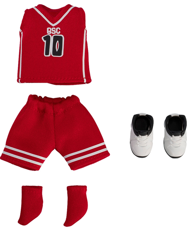 Nendoroid Doll Outfit Set: Basketball Uniform (Red)