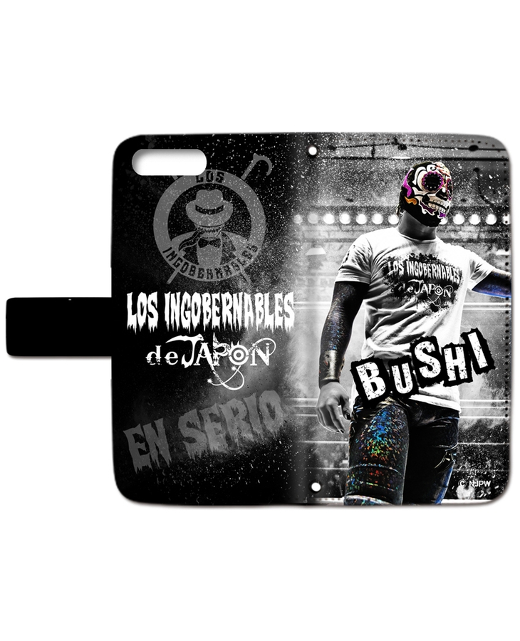 新日本プロレス スマートフォンケース(手帳型)(iPhone 6Plus/7Plus/8Plus) BUSHI001 新日本プロレス スマートフォンケース(手帳型)(iPhone 6Plus/7Plus/8Plus) BUSHI001