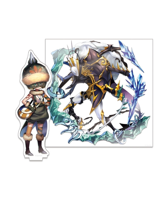 【共襲スタンプ缶バッジ対象商品】メギド72 ヴィータ＆メギド体アクリルセット 真30 バラキエル