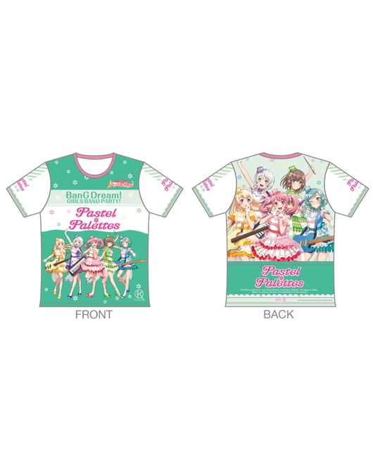 バンドリ！ ガールズバンドパーティ！ ツーリングTシャツ2022【Pastel＊Palettes Ver.】