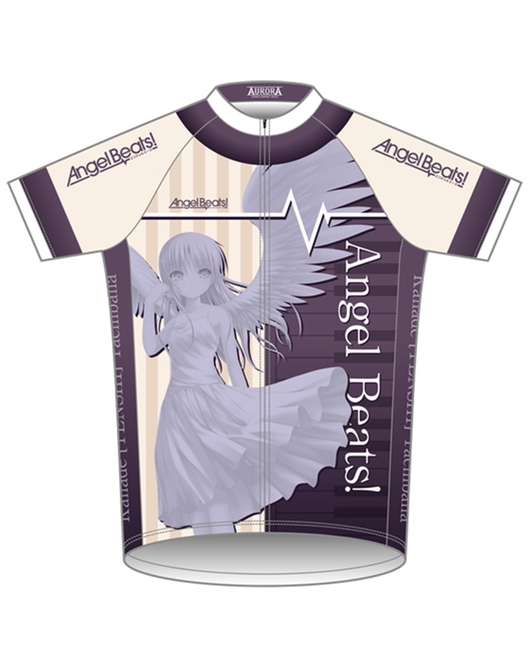 衣類　天使ver. サイクルジャージ パープル×ホワイト XLサイズ 「Angel Beats!」 Clothing Angel ver. Cycle Jersey Purple x White XL Size