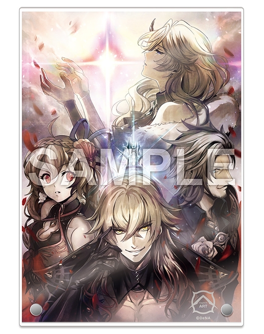 【共襲スタンプ缶バッジ対象商品】メギド72 アクリルアート 31 コンセプトアート 8章4節