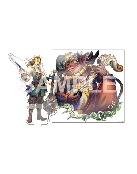 【共襲スタンプ缶バッジ対象商品】メギド72 ヴィータ＆メギド体アクリルセット 祖8 バルバトス（ラッシュ）