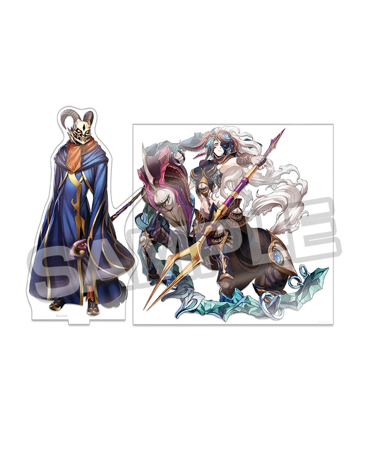 【共襲スタンプ缶バッジ対象商品】メギド72 ヴィータ＆メギド体アクリルセット 祖55 オロバス