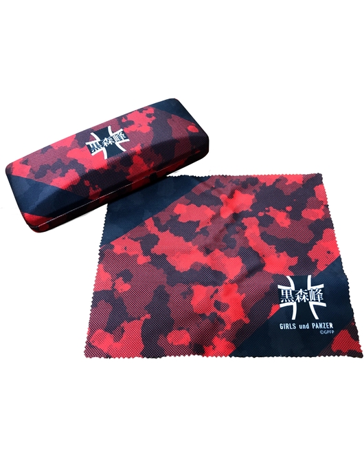ガールズ＆パンツァー　メガネケース＆クロス　黒森峰女学園