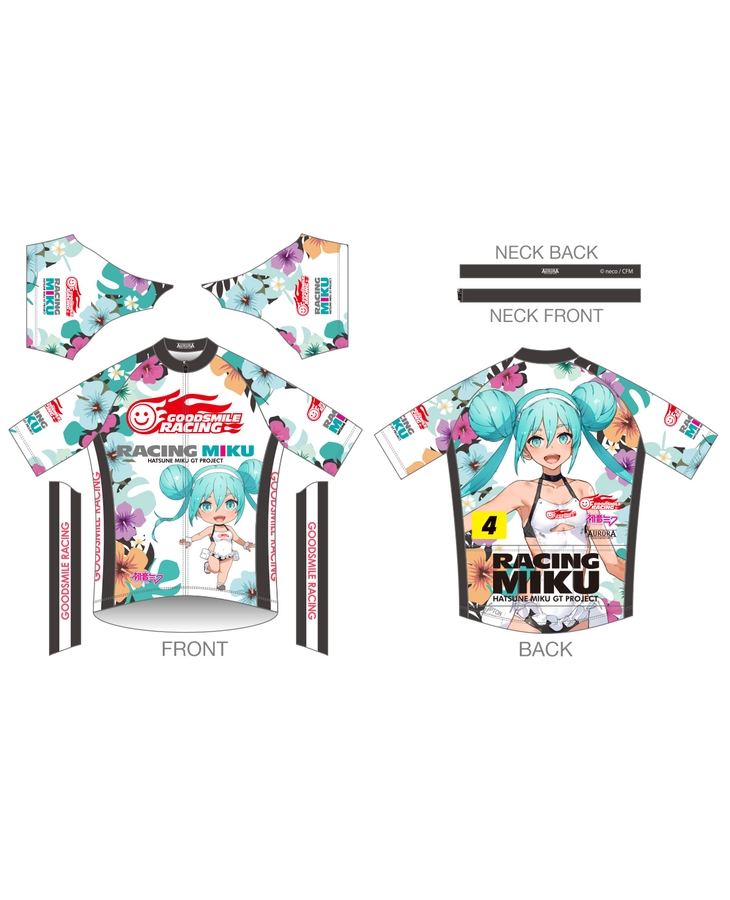 サイクルジャージ レーシングミク 2022 Tropical Maid Ver.