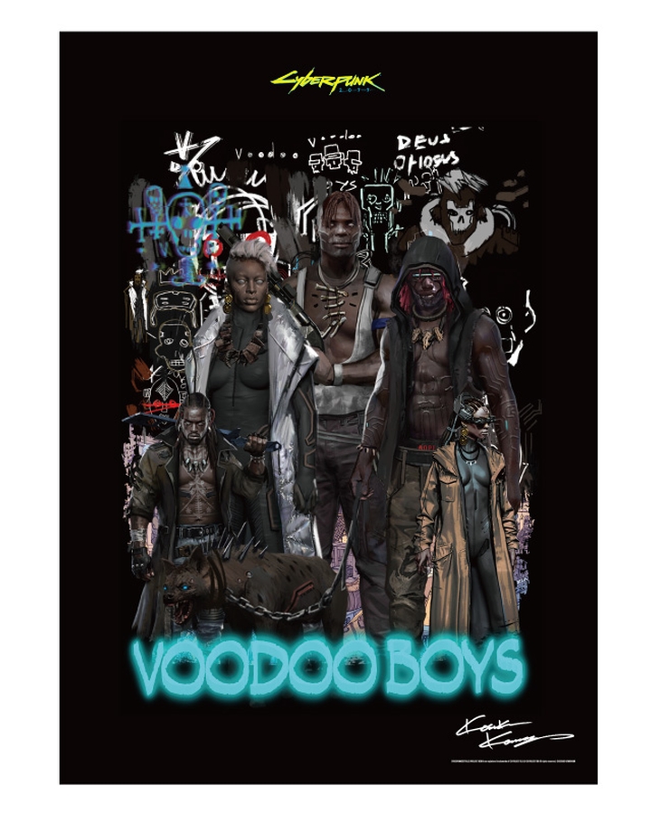 Cyberpunk2077 x Kosuke Kawamura Collage poster Voodooboys