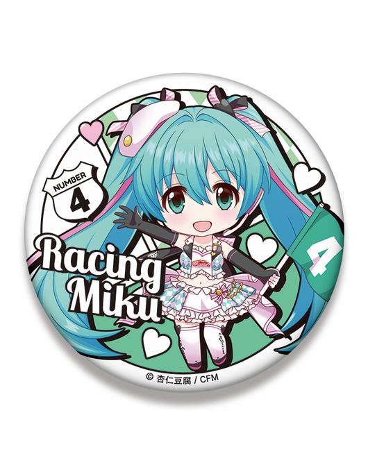 レーシングミク 2019Ver. ねんどろいどぷらす ビッグ缶バッジ 1