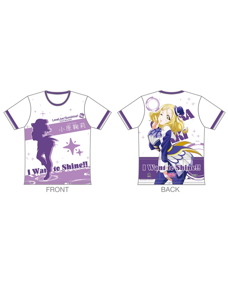 ラブライブ！サンシャイン!! ツーリングＴシャツ【小原鞠莉Ver.】