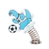 Gal & Dino Rocking Acrylic Stand Soccer