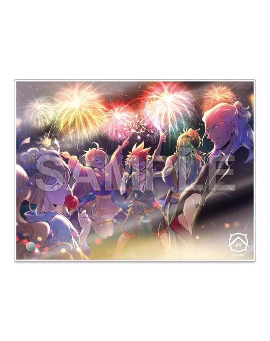 【共襲スタンプ缶バッジ対象商品】メギド72 アクリルアート 15 メギドの夏 残暑お見舞い