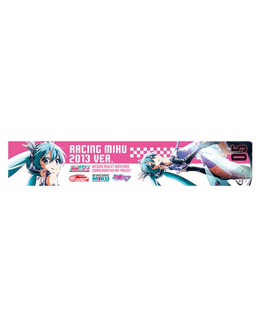 Hatsune Miku GT Project 100th Race Commemorative Art Project Art Omnibus Neck Towel: Racing Miku 2013 Ver. Art by Manabu Nii[Products which include stickers]