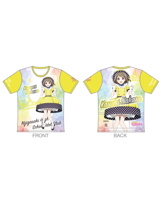 ラブライブ！虹ヶ咲学園スクールアイドル同好会 ツーリングTシャツ【中須かすみVer.】