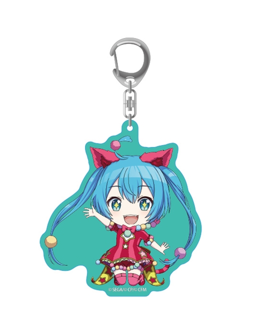 プロジェクトセカイ カラフルステージ！ feat.初音ミク ねんどろいどぷらす アクリルキーチェーン ワンダーランドのセカイの初音ミク