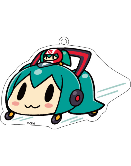 BIGアクリルキーホルダー 初音ミク SUPER GT 応援Ver. ポールトゥウイン