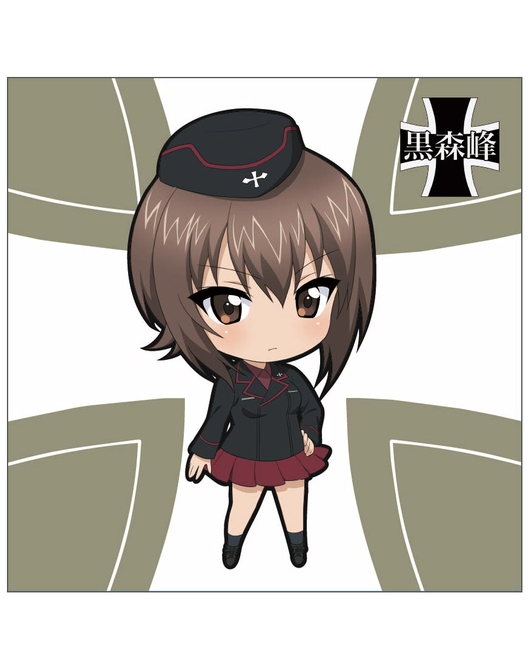 ガールズ&パンツァー クッション 黒森峰女学園 西住まほ