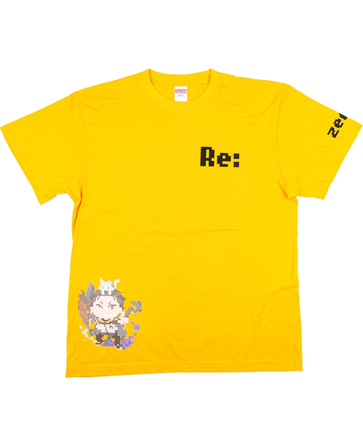 Re:ゼロから始める異世界生活 ピクセルアートTシャツ ナツキ・スバル