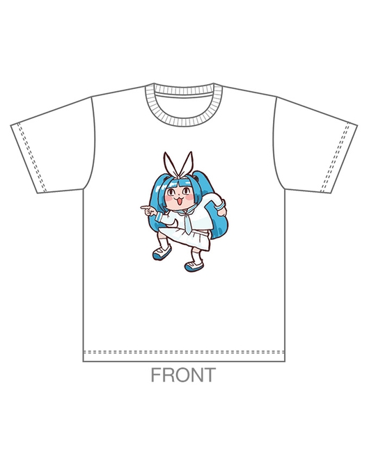 究極！ニパ子ちゃんＴシャツ【指さしニパ子 Ver.】
