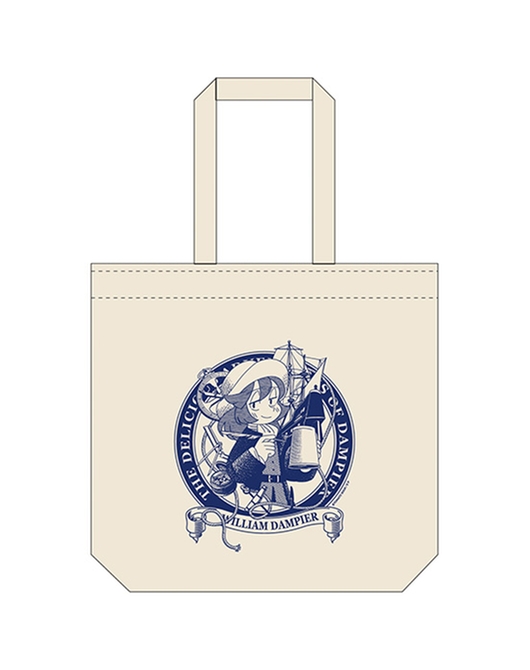 Canvas Zipped Pocket Tote With Original Illustration