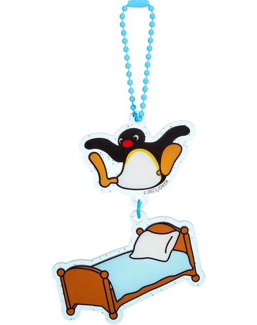 ピングー アクリルキーホルダー ベッド