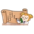 Pop Team Epic Acrylic Message Board Popuko