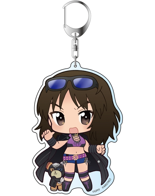 ガールズ＆パンツァー アクリルキーホルダー ムラカミ 黒マントver.
