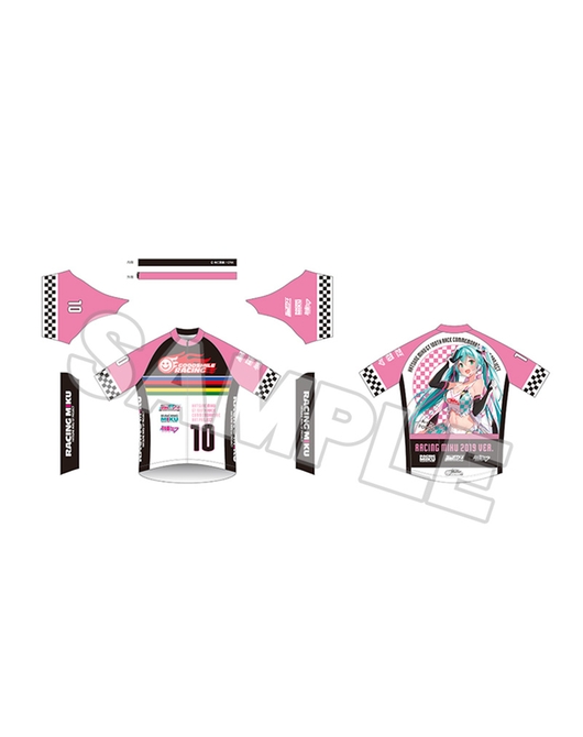初音ミク GT参戦100戦記念 オムニバスアート サイクルジャージ レーシングミク 2019Ver. Art by ポップキュン（再販）