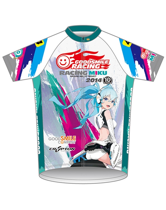 サイクルジャージ レーシングミク 2014 初音ミク GTプロジェクト 10周年記念Ver.（再販）／ Lサイズ | GOODSMILE ONLINE  SHOP