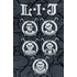新日本プロレス 刺繍キルティングベスト L・I・J(ブラック)
