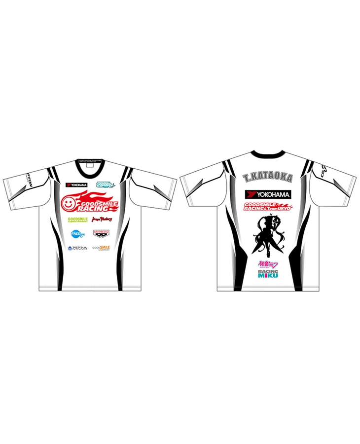 GSR 初音ミク AMG 2018 スーツレプリカTシャツ(T.KATAOKAver.)